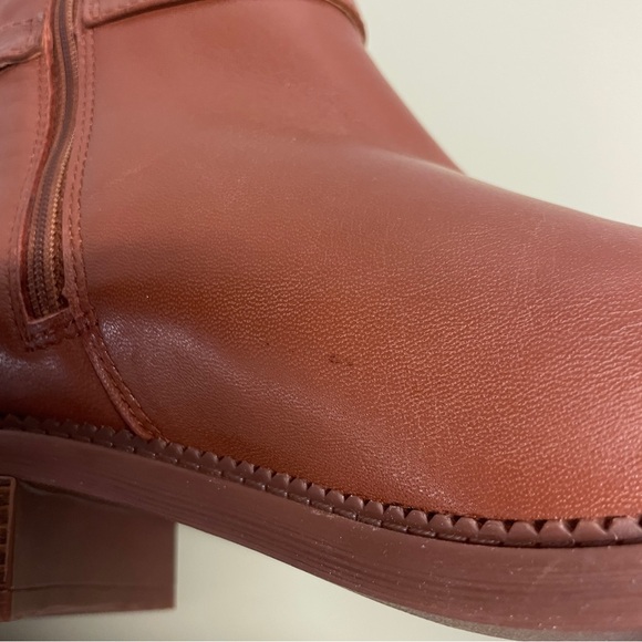 Clarks Maye Grace Buckle Boots in Cognac, NWOT, size 9 - Picture 12 of 15